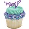 Mom DecoPics® Pack of 6 - Decor Pics for Cakes, Cupcakes, Cocktails